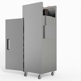 AG 429 Litre Upright Single Stainless Steel Door Freezer