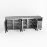 AG Commercial Four Door Worktop / Under Bench Fridge 700mm Depth