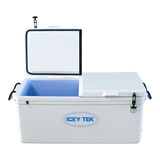 ICEY TEK 115L Long Ice Box Cooler WHITE SPLIT LID  IT115
