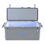 ICEY TEK 115L Long Ice Box Cooler GREY IT115