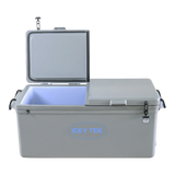 ICEY TEK 115L Long Ice Box Cooler GREY SPLIT LID IT115