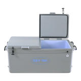 ICEY TEK 115L Long Ice Box Cooler GREY SPLIT LID IT115