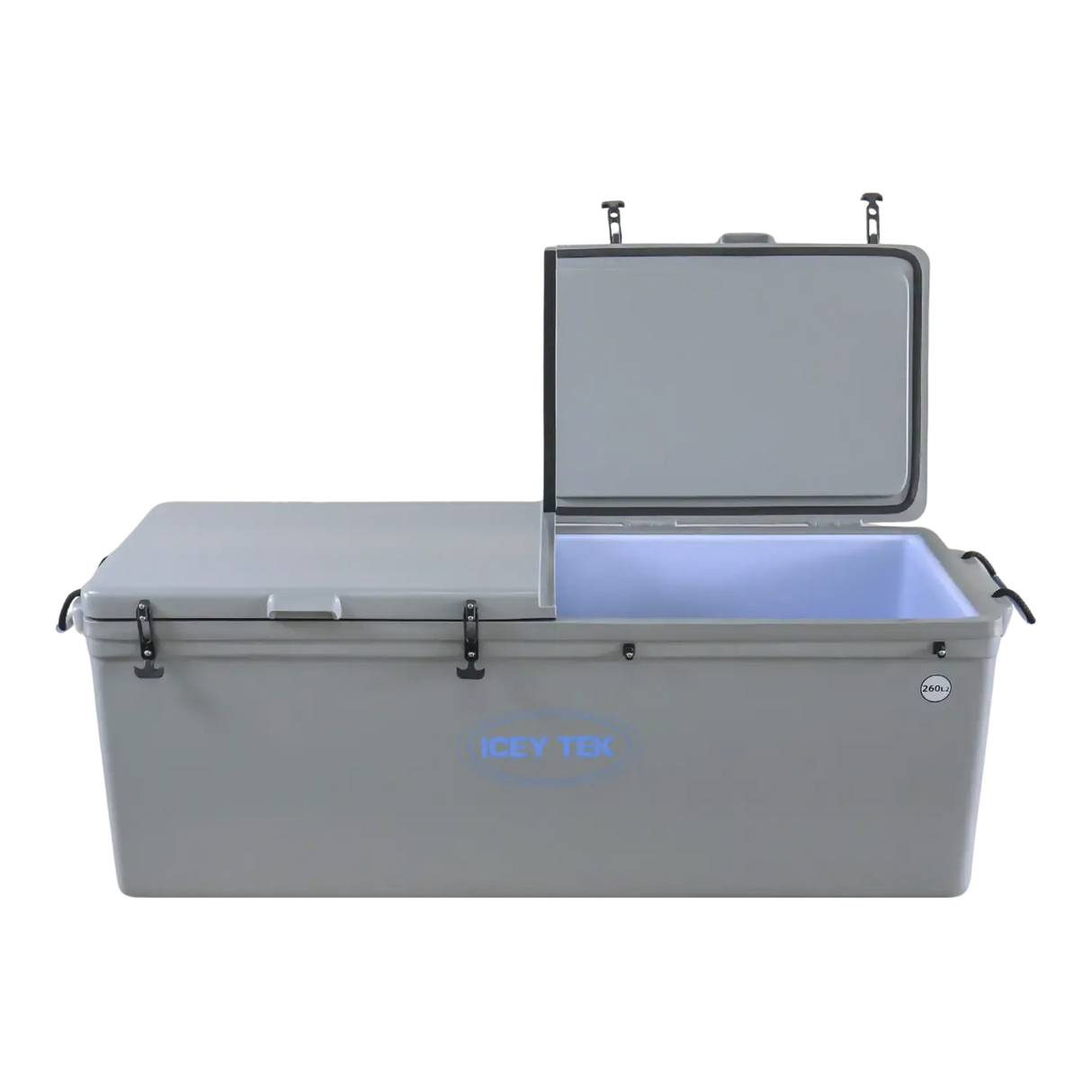 ICEY TEK 260L Split Lid Long Ice Box Cooler GREY IT260SL