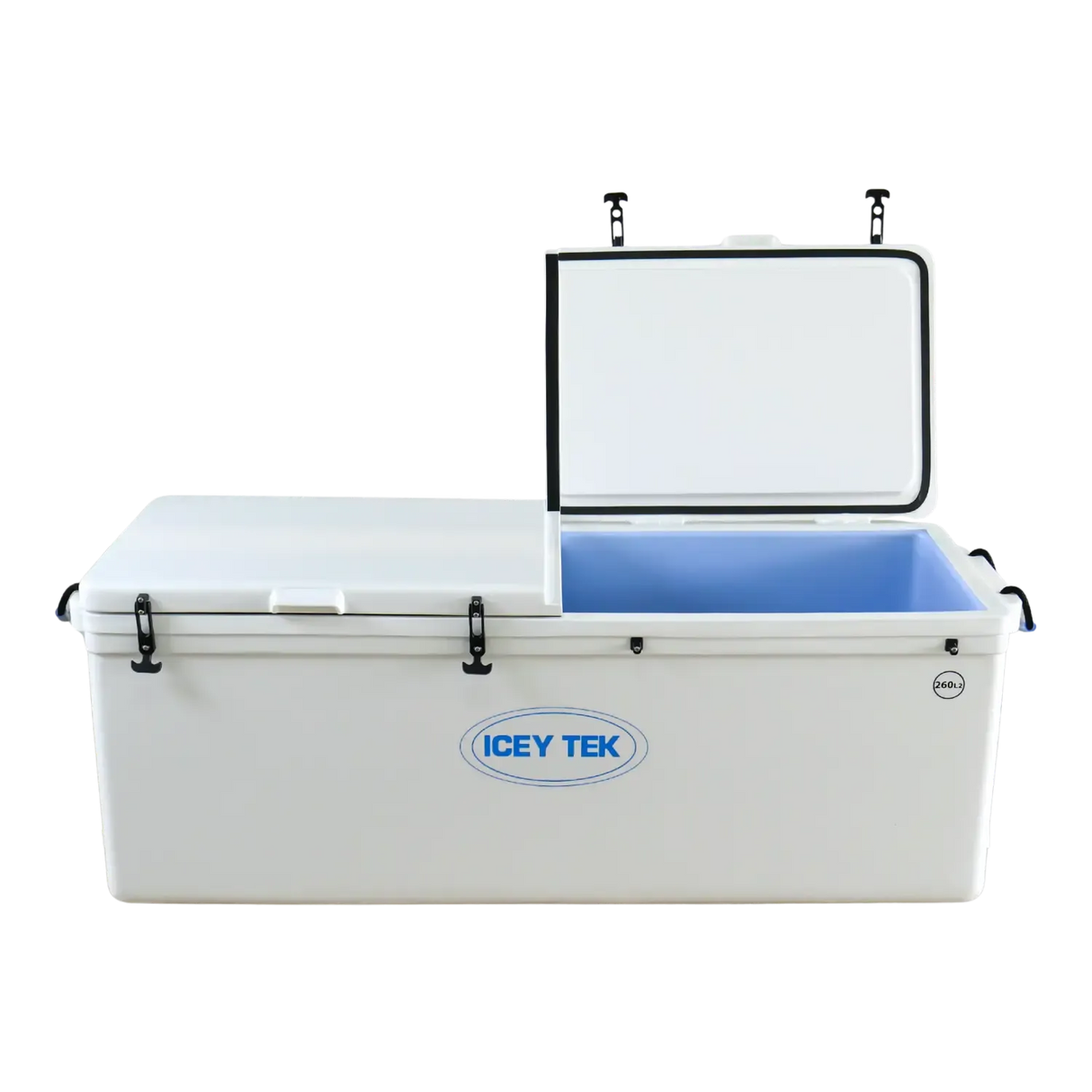 ICEY TEK 260L Split Lid Long Ice Box Cooler WHITE IT260SL