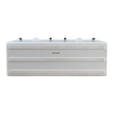 ICEY TEK 260L Split Lid Long Ice Box Cooler WHITE IT260SL