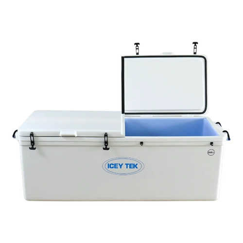 ICEY TEK 260L Split Lid Long Ice Box Cooler GREY IT260SL