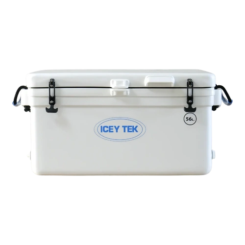ICEY TEK 56L Long Ice Box Cooler  WHITE   IT56