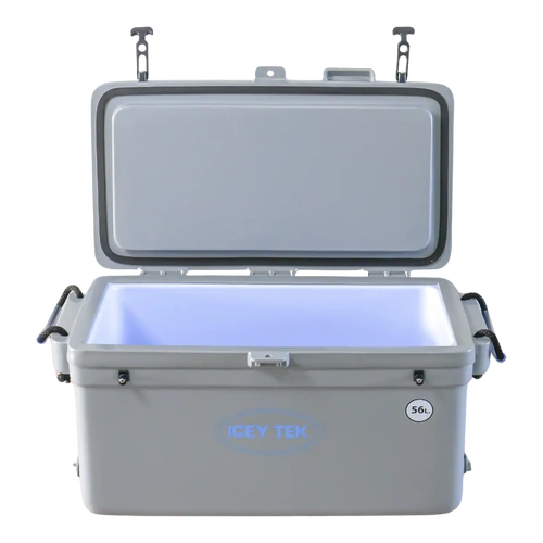 ICEY TEK 56L Long Ice Box Cooler  GREY   IT56