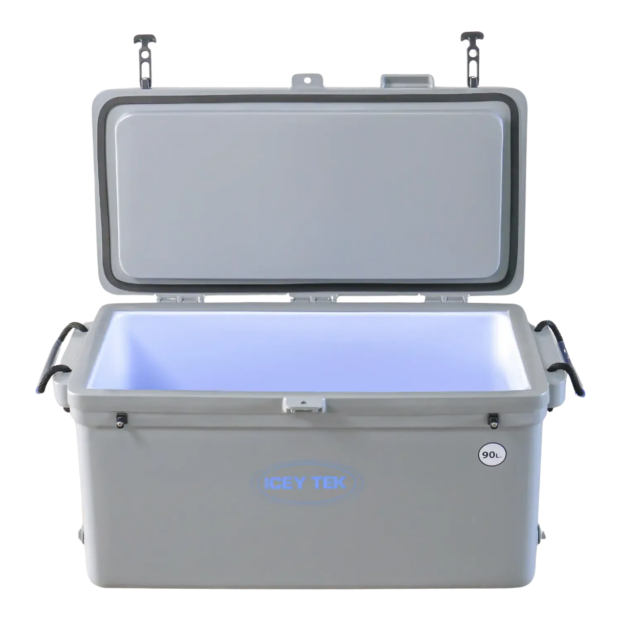 ICEY TEK 90L Long Ice Box Cooler GREY IT90