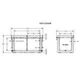 ICEY TEK Oneskin 75 Grey Cooler   OS75G