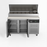 AG 2 Door Saladette Fridge – Fits 7 x 1/3 GN Trays
