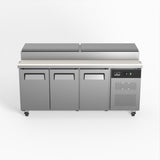 AG 3 Door Saladette Fridge – Fits 8 x 1/3 GN Trays