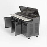 AG 3 Door Saladette Fridge – Fits 8 x 1/3 GN Trays