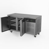 AG Commercial Two Door Worktop / Under Bench Fridge 600mm Depth