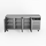 AG Commercial Three Door Worktop / Under Bench Fridge 600mm Depth