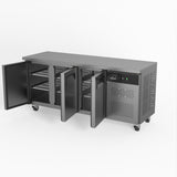 AG Commercial Three Door Worktop / Under Bench Fridge 600mm Depth