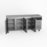 AG Commercial Three Door Worktop / Under Bench Fridge 600mm Depth