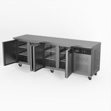 AG Commercial Four Door Worktop / Under Bench Fridge 600mm Depth