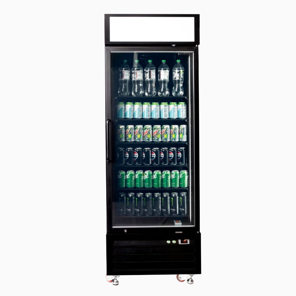 Bromic UC0550GDL-NR Upright Display Fridge 546L – 1 Door – Flat Glass – Lightbox (5 Years warranty)