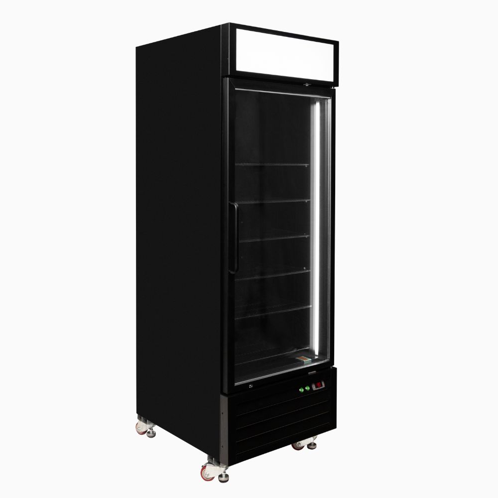 Bromic UC0550GDL-NR Upright Display Fridge 546L – 1 Door – Flat Glass – Lightbox (5 Years warranty)