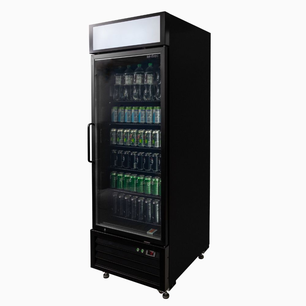 Bromic UC0550GDL-NR Upright Display Fridge 546L – 1 Door – Flat Glass – Lightbox (5 Years warranty)