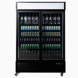 Bromic UC1250GDL-NR Upright Display Fridge 1266L – 2 Door – Flat Glass – Lightbox (5 year warranty)