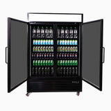 Bromic UC1250GDL-NR Upright Display Fridge 1266L – 2 Door – Flat Glass – Lightbox (5 year warranty)