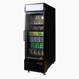 Bromic UF0550GDL-NR Upright Display Freezer 546L – 1 Door – Flat Glass – Lightbox (5 year warranty)