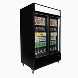 Bromic UF1250GDL-NR Upright Display Freezer 1266L – 2 Door – Flat Glass – Lightbox (5 year warranty)
