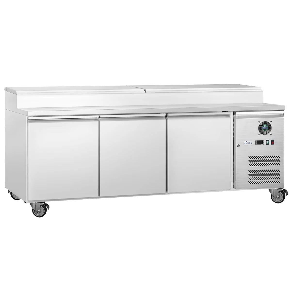 FED-X XSS7C18S3V 3 Door Sandwich Prep Fridge – 400L