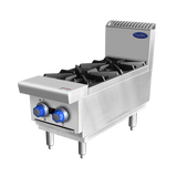OPEN 2 BURNER COOK TOPS LPG AT80G2B-C-LPG