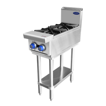 Load image into Gallery viewer, 2 BURNER COOK TOP LPG AT80G2B-F-LPG
