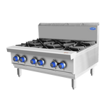 OPEN 6 BURNER COOK TOPS NG AT80G6B-C-NG