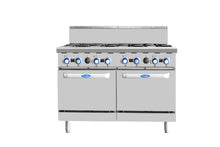 Load image into Gallery viewer, 8 BURNERS WITH OVEN LPG AT80G8B-O-LPG
