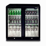 Bromic Back Bar Fridge - 190L - 2 Doors - Hinged  (5 Years Warranty)