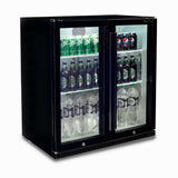 Bromic Back Bar Fridge - 190L - 2 Doors - Hinged  (5 Years Warranty)