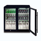 Bromic Back Bar Fridge - 190L - 2 Doors - Hinged  (5 Years Warranty)