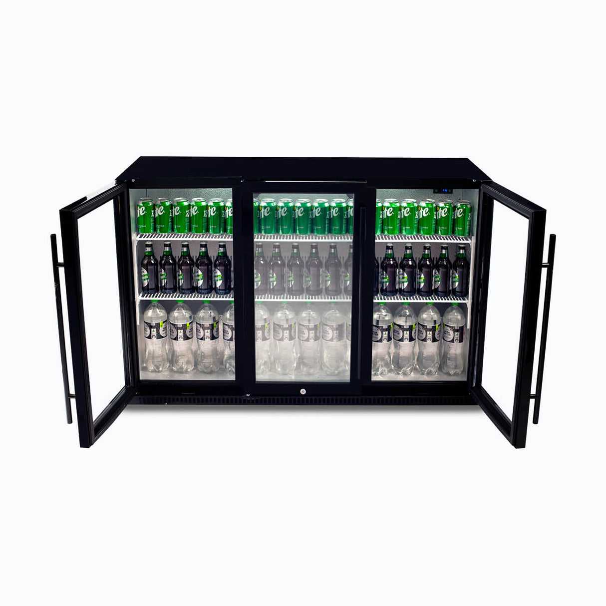 Bromic Back Bar Fridge - 307L - 3 Doors - Hinged  (5 Years Warranty)