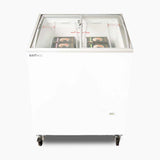 Bromic Display Chest Freezer - 176L - Curved Glass Top     (5 Years Warranty)