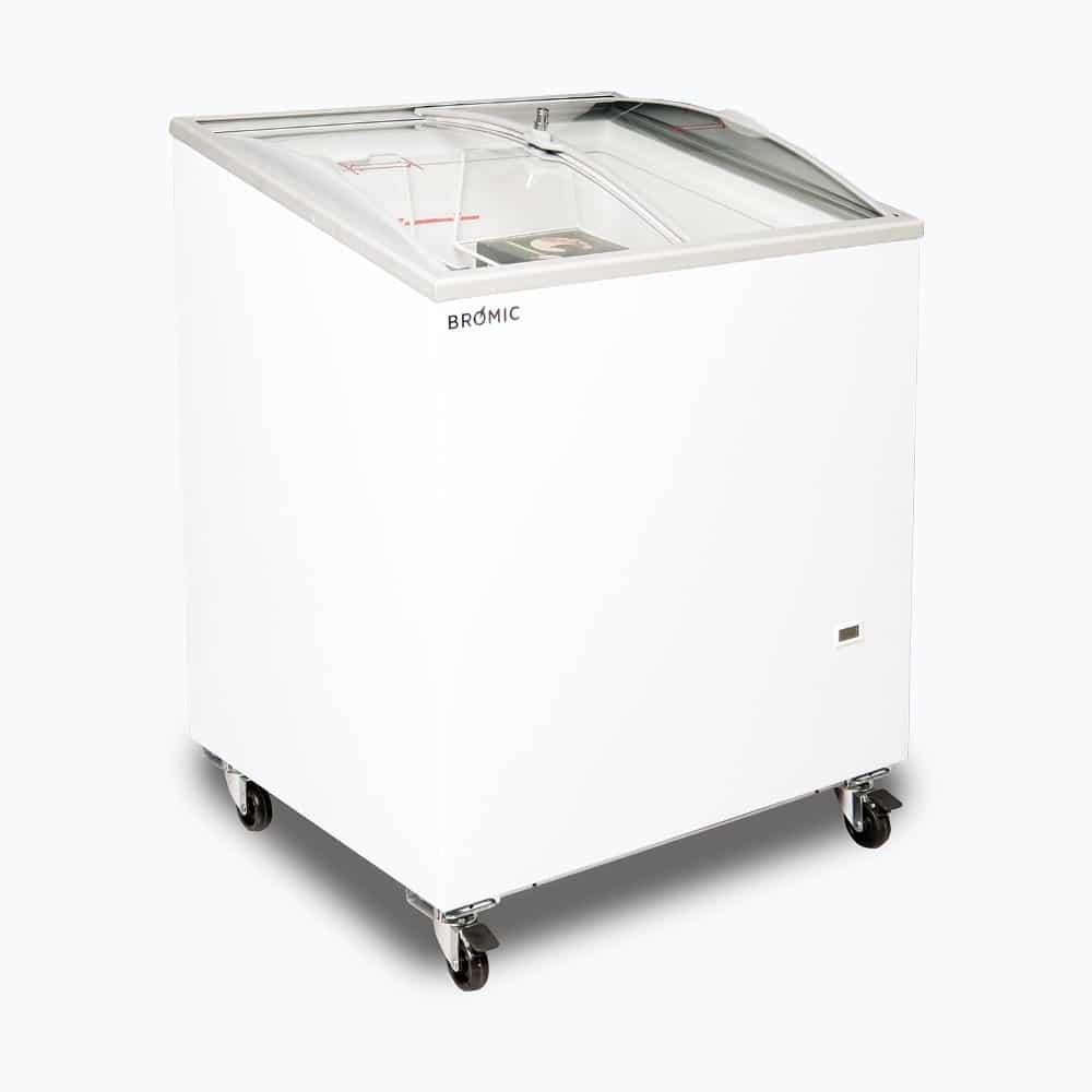 Bromic Display Chest Freezer - 176L - Curved Glass Top     (5 Years Warranty)