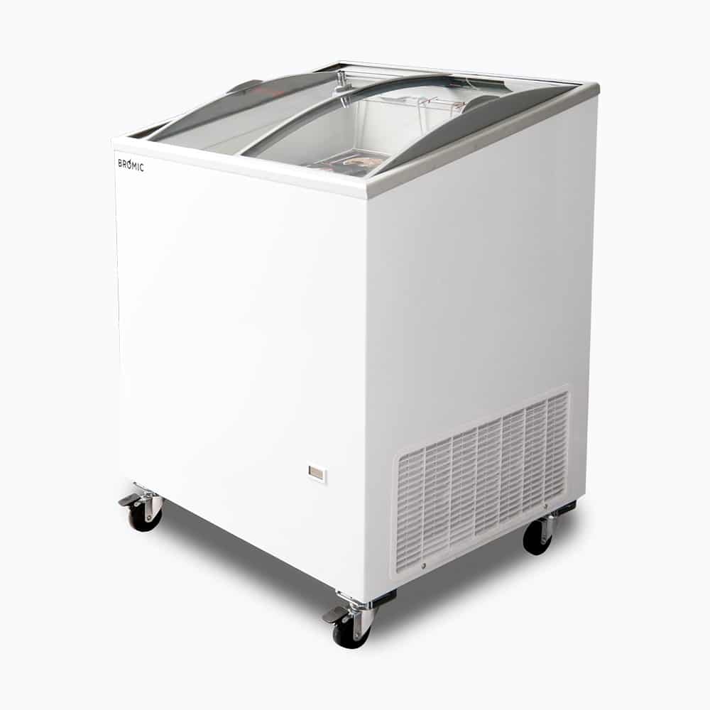 Bromic Display Chest Freezer - 176L - Curved Glass Top     (5 Years Warranty)
