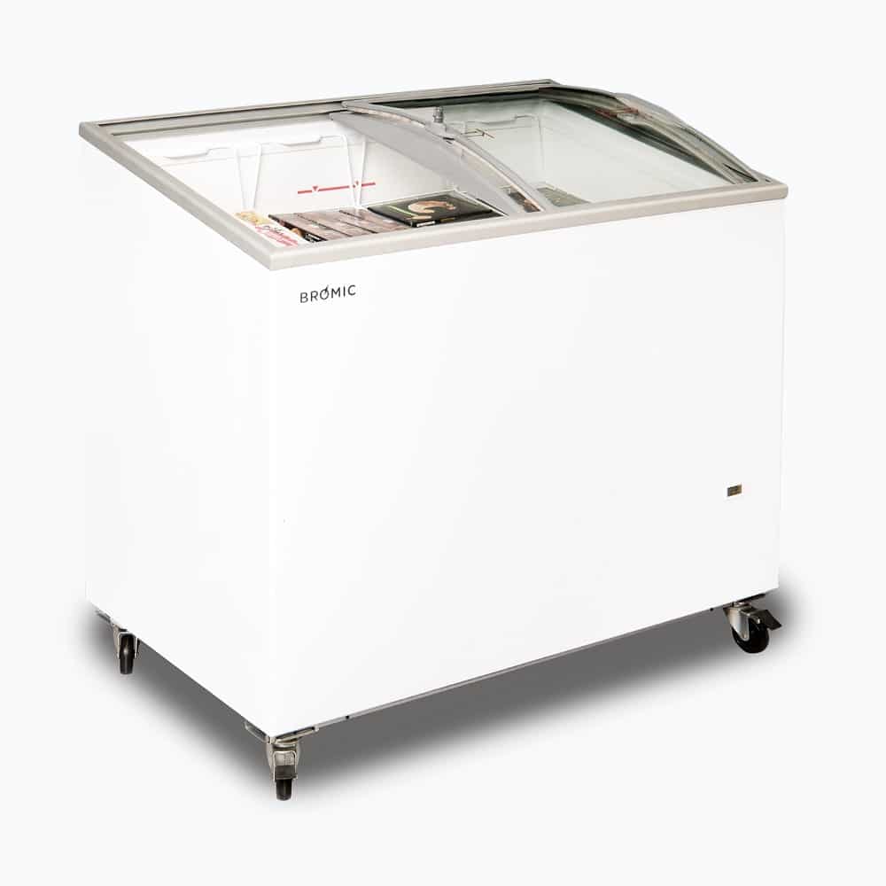 Bromic Display Chest Freezer - 264L - Curved Glass Top    (5 Years Warranty)