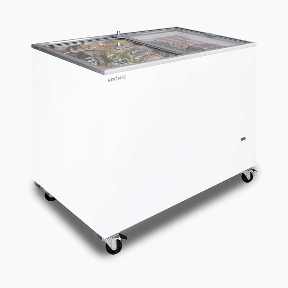 Bromic Display Chest Freezer - 296L - Flat Glass Top   (5 Years Warranty)