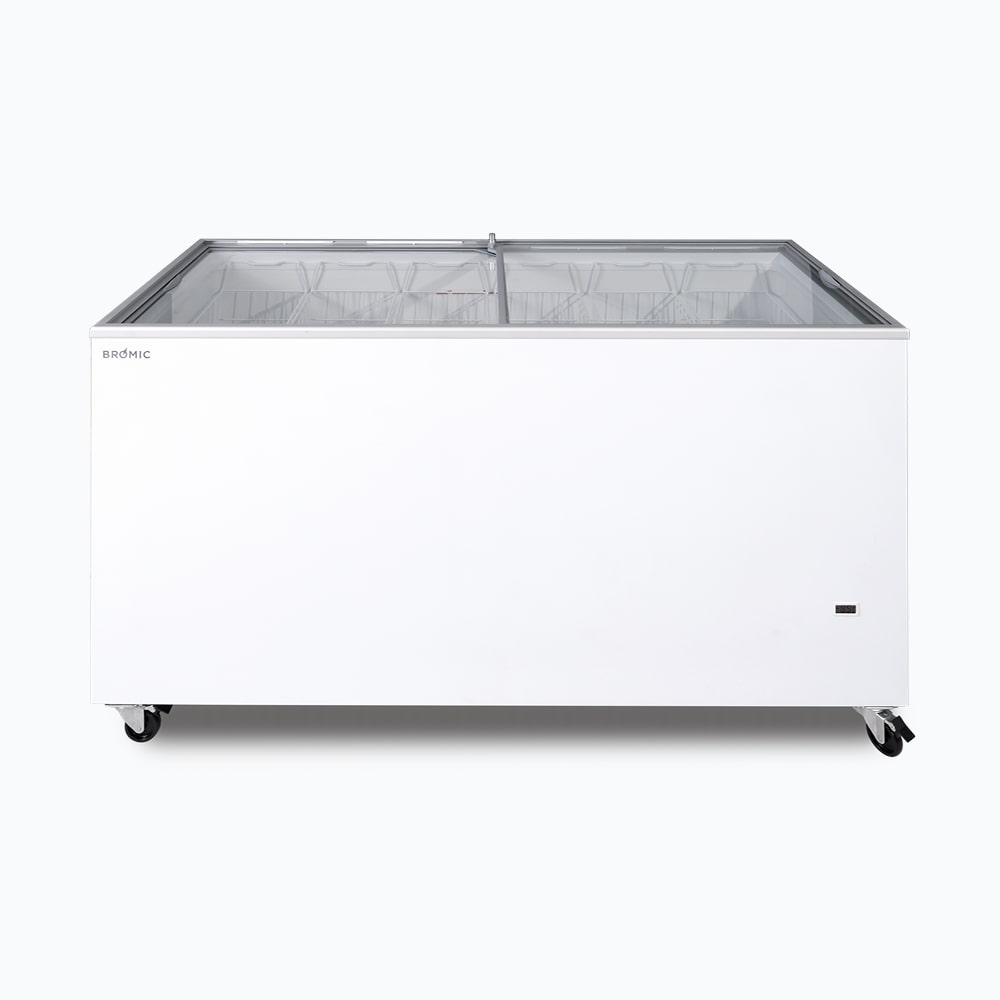 Bromic Display Chest Freezer - 491L - Flat Glass Top  (5 Years Warranty)