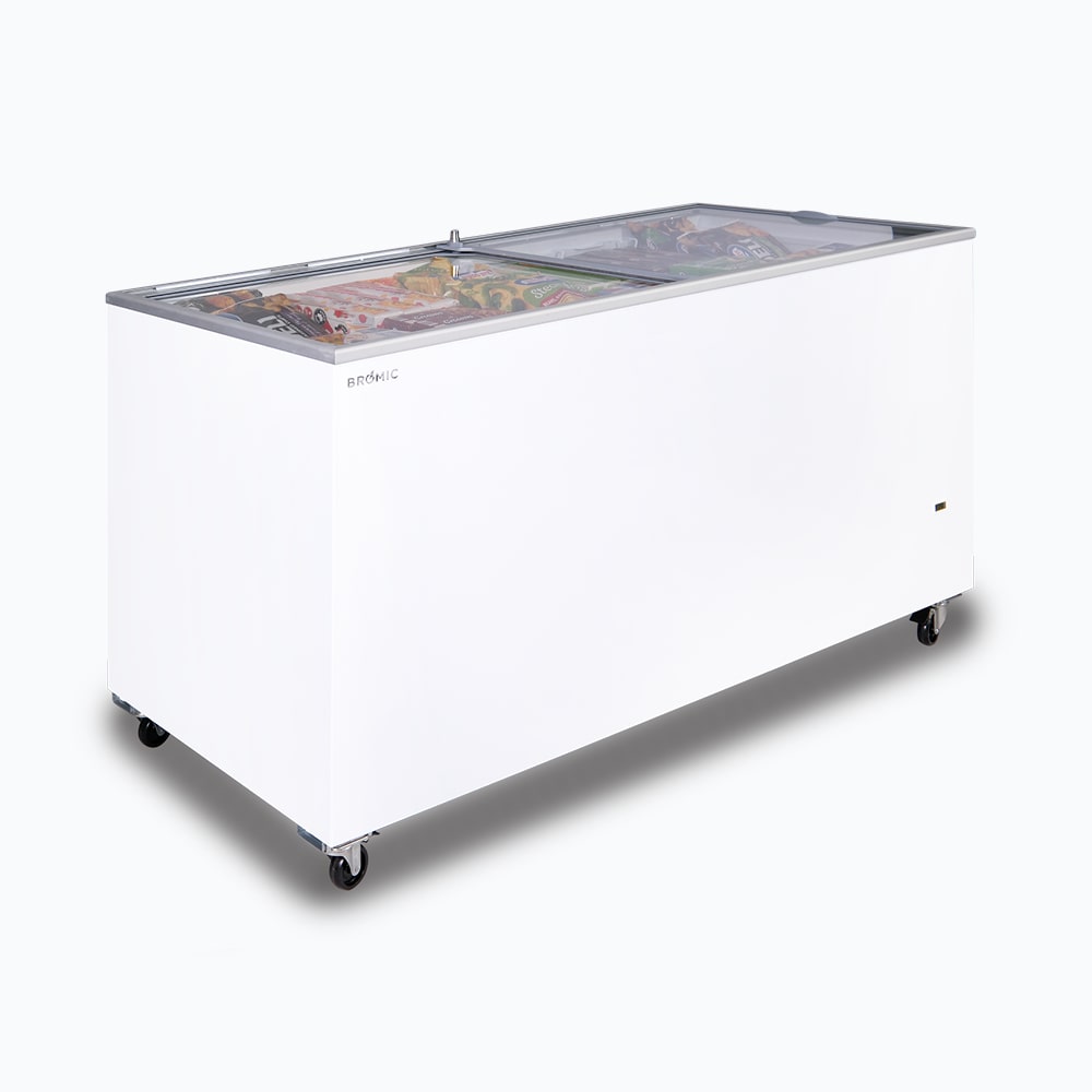 Bromic Display Chest Freezer - 491L - Flat Glass Top  (5 Years Warranty)