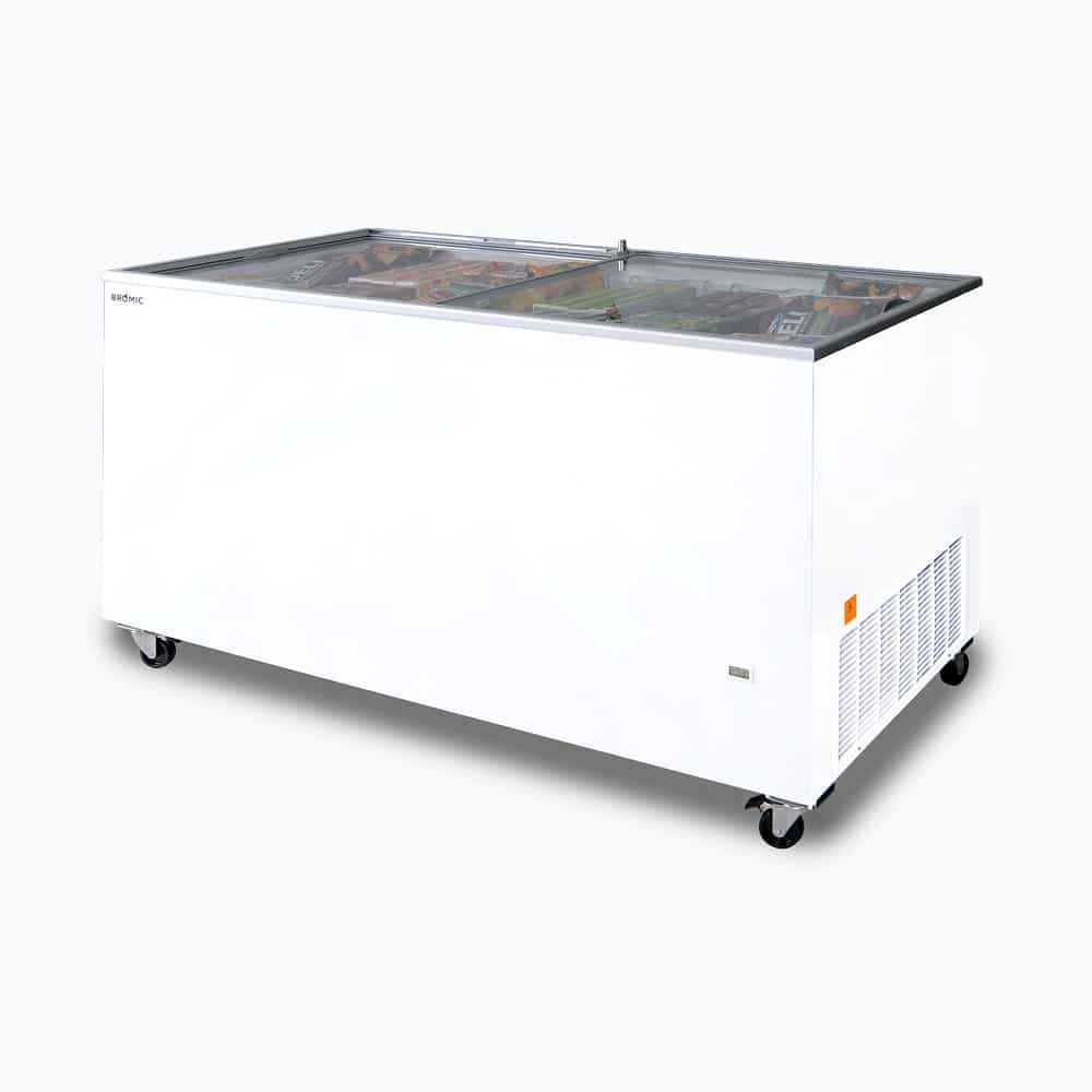 Bromic Display Chest Freezer - 491L - Flat Glass Top  (5 Years Warranty)