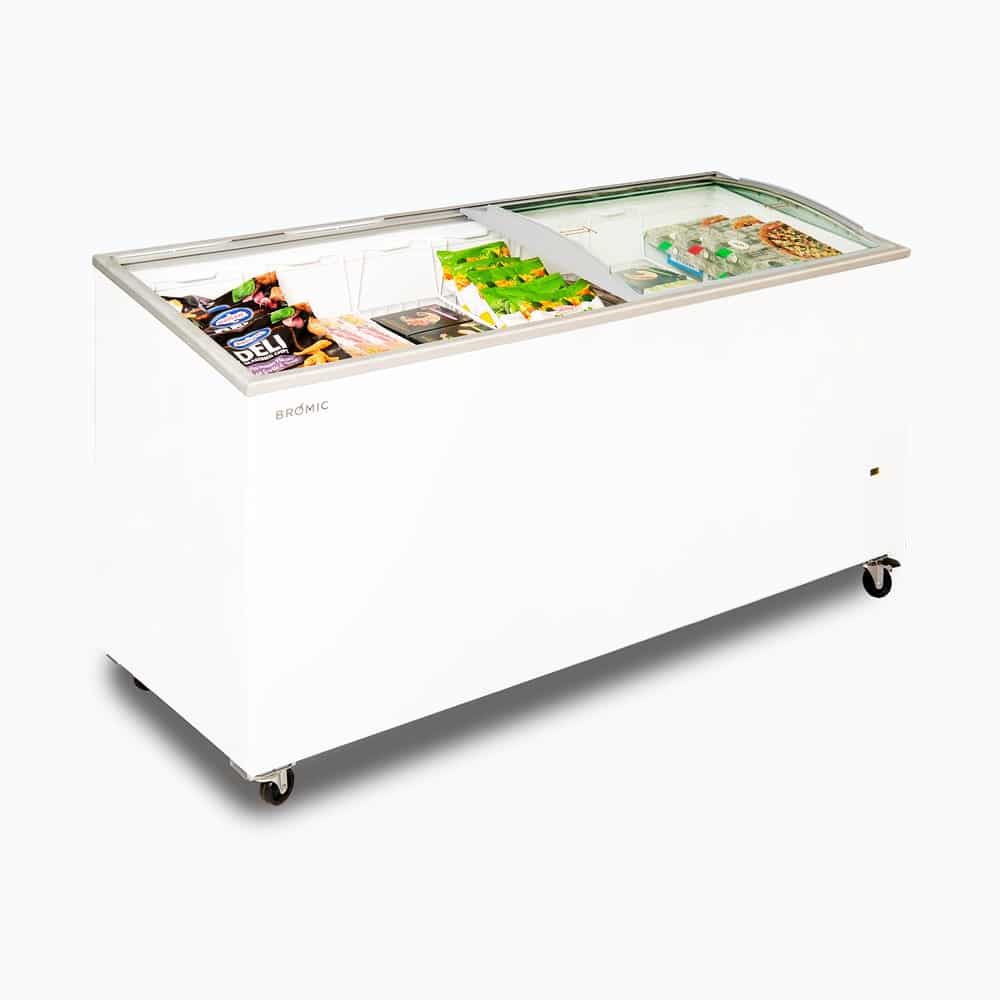 Bromic Display Chest Freezer - 555L -  Curved Glass Top  (5 Years Warranty)