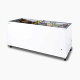 Bromic display Chest Freezer - 670L - Flat Glass Top    (5 Years Warranty)