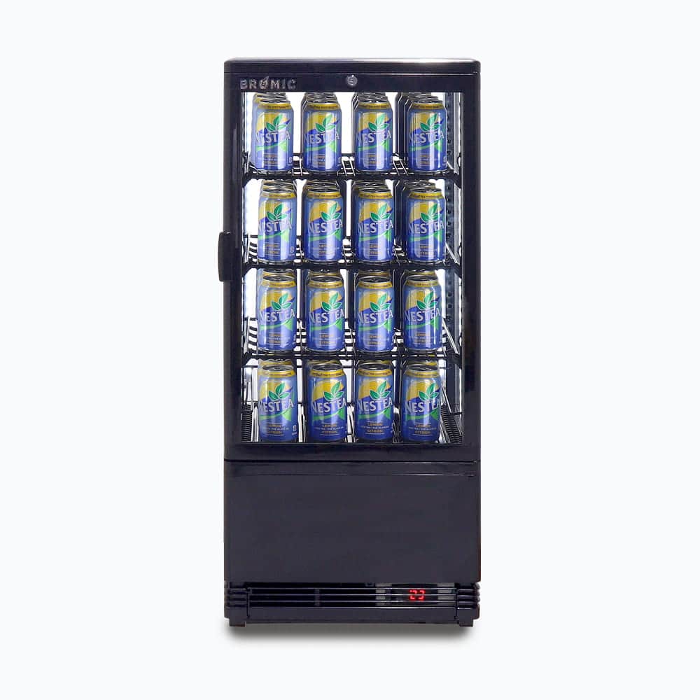 Bromic Countertop Fridge 78L - 1 Door - Flat Glass  (5 Years Warranty)