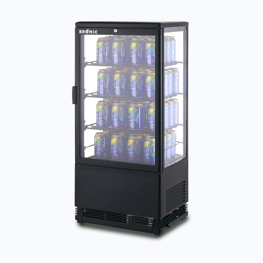 Bromic Countertop Fridge 78L - 1 Door - Flat Glass  (5 Years Warranty)